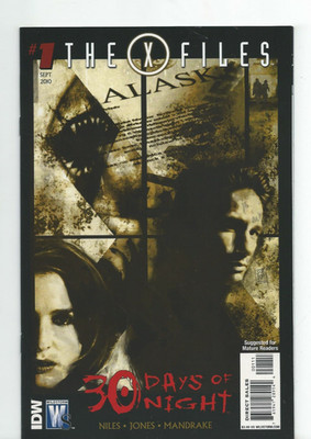 IDW DC Wildstorm Comics The X-Files 30 Days of Night NM-/M 2010
