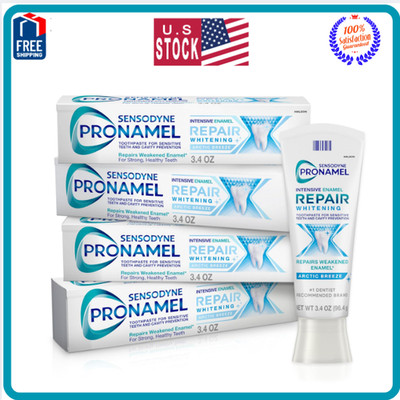 Sensodyne Pronamel Enamel Repair Toothpaste, Whitening, 3.4oz (4Pack)