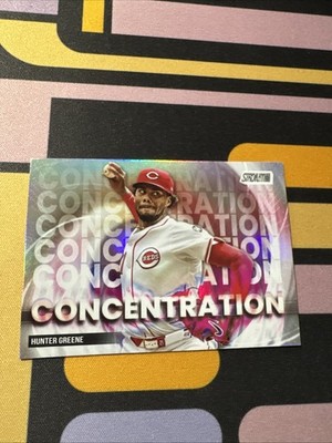 2025 Topps Stadium Club #C-16 Hunter Greene Concentration Cincinnati Reds