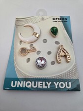 Elevated Dainty Uniquely You Jibbitz CROCS 5 piece NEW