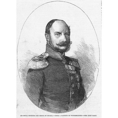 His Royal Highness The Prince of Prussia by Winterhalter - Antique Print 1856