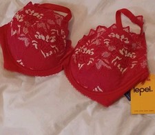 Reggiseno con ferretto Glam Lepel Tuffo con imbottitura opzionale taglia 36DD NUOVO CON ETICHETTE