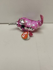 Ty Teeny Tys Beanie - NELLY Narwhal (4 Inch) Stackable MWMTs Stuffed Animal Boos