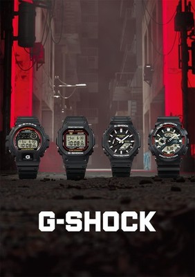 Unused CASIO G-SHOCK DW-5600RL-1JF Black Red Quartz Men Watch in
