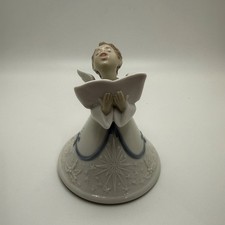 VTG LLADRO Angel Bell Ornament Feliz Navidad Hand made Porcelain Spain Christmas