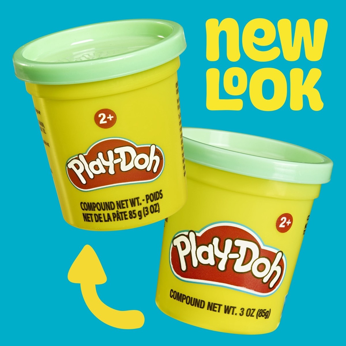 Play-Doh 3 Ounce Mint Green Single Can, Arts & Crafts Toys for Kids 2+ View 2