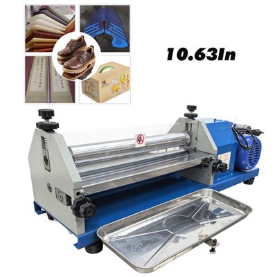 110V Automatic Gluing Machine 10inch Glue Coating Machine for Paper Leather