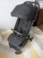 Zummi Eden Compact Stroller Shale (Black) | Pushchair + Rain-Cover