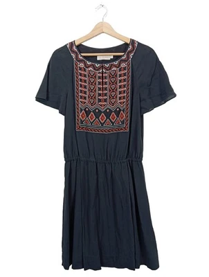 TORY BURCH Robe à manches courtes Dames Robe T EU 36 noir style décontracté - Photo 1/4