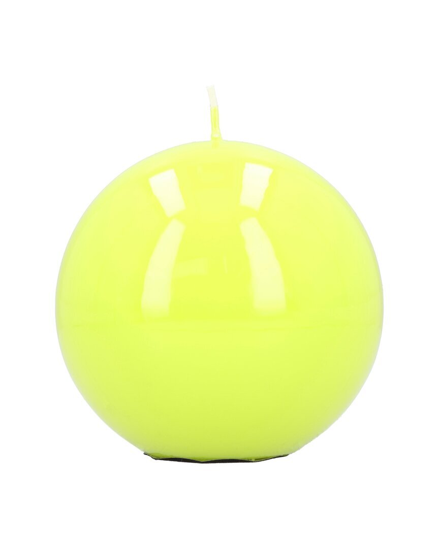 Декоративная свеча Graziani Meloria Светло-зеленая Os