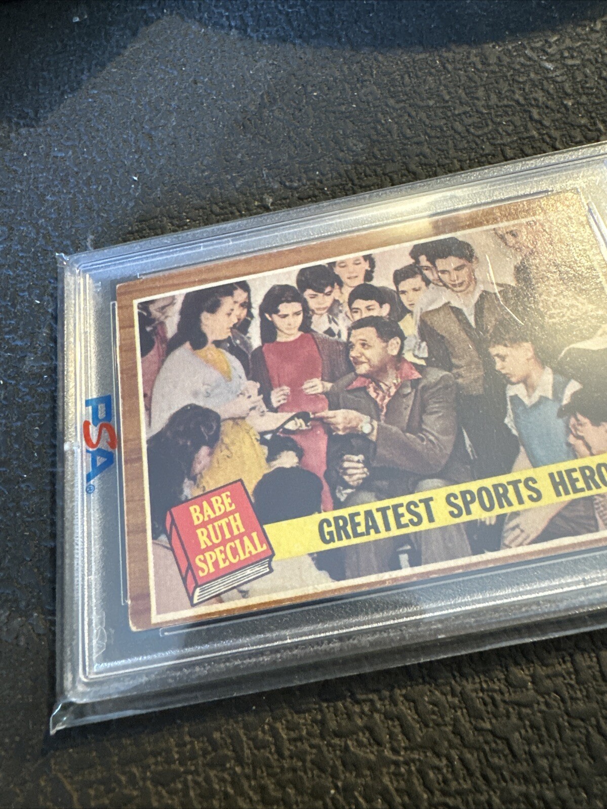 Babe Ruth Antique Baseball Card Vintage PSA 3 Topps New York Yankees NYC 1962 view 11