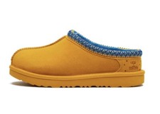 UGG X Cookie Monster Kid's Tasman II Brown Slippers Suede 1147214K All PS Sizes