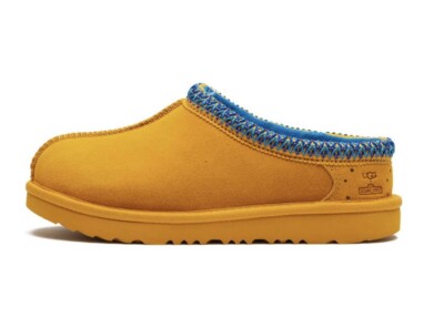 UGG X Cookie Monster Kid's Tasman II Brown Slippers Suede 1147214K All PS Sizes