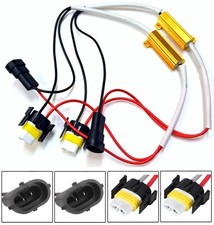 Wire Led Resistor Canceler Error Decoder S H11 Headlight High Beam Stop Flicker