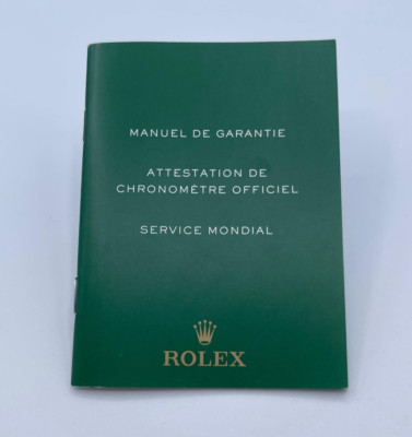 Rolex COSC GarantiEinsatz-Warranty Booklet Service 563.81