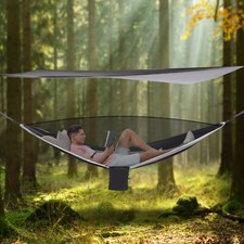 10FT Waterproof Tent Hammock Rain Fly Tarpaulin Shelter Camping Hiking Equipment