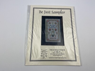 The Samplar Workes Be Just Sampler Cross Stitch Pattern Primitive