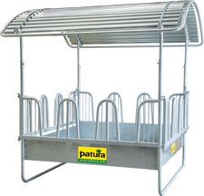 PATURA Rundballenfütterer Rundballenraufe Heuraufe NEU