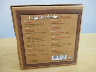 Luigi Boccherini Edition 37 CD Box Set 2012 | eBay