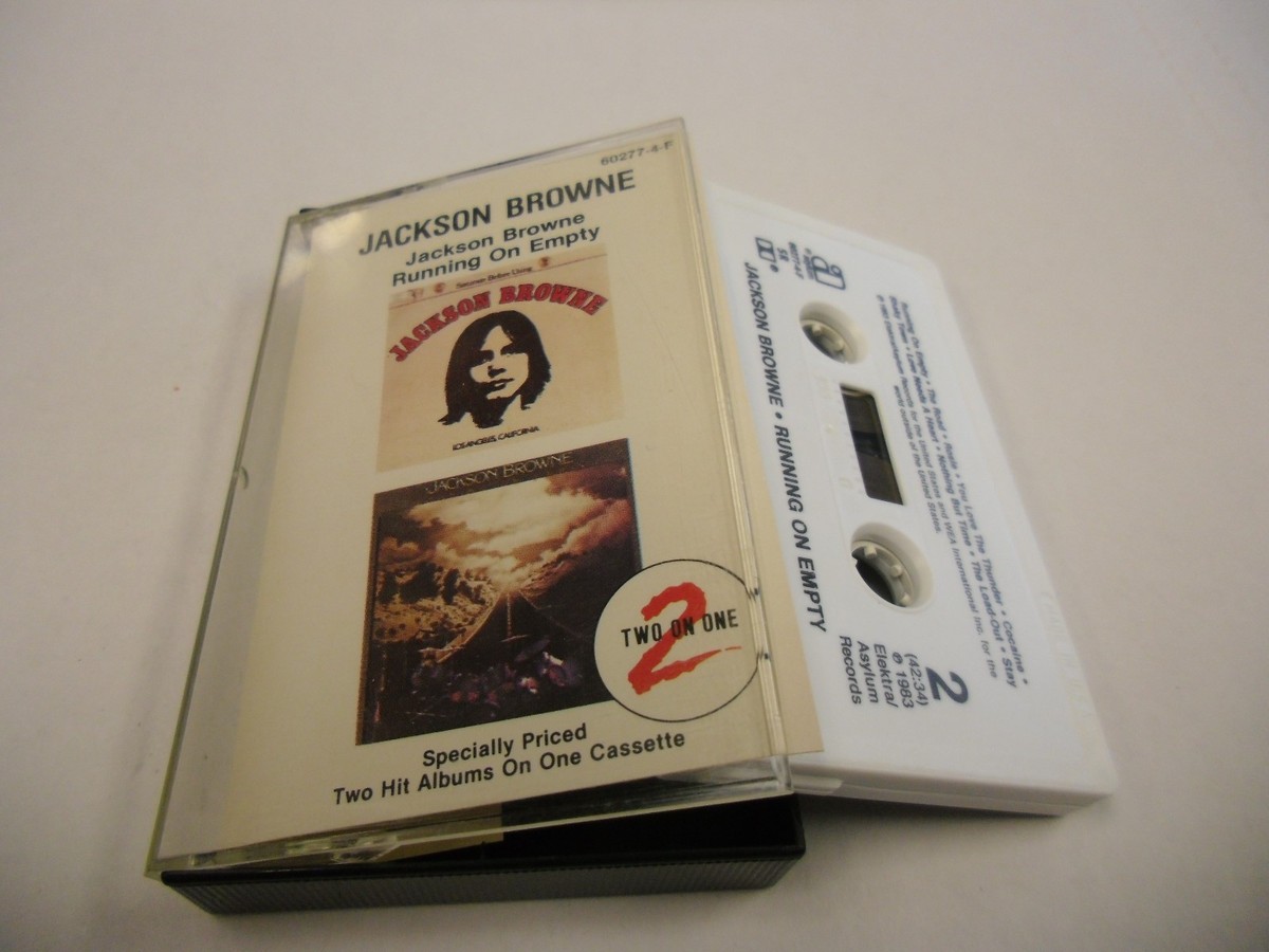 Jackson Browne Self Titled & Running On Empty (CASSETTE) 1977