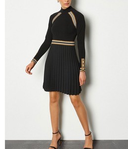 karen millen stripe knit dress
