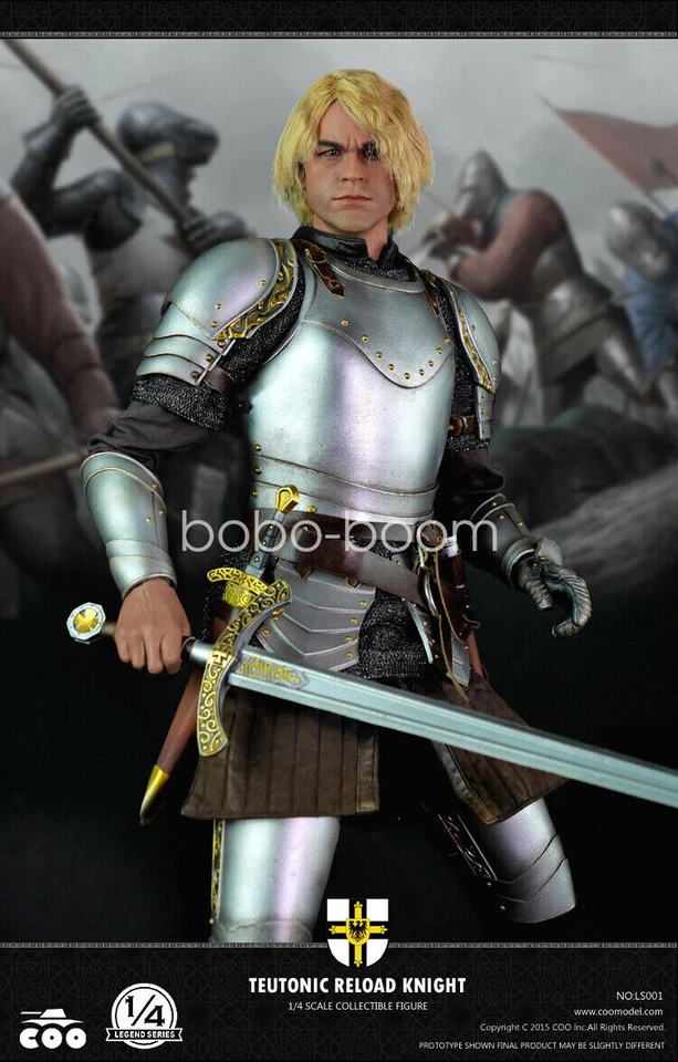 COOMODEL SERIE LEGEND LS001 ESCALA 1/4 - CABALLERO RECARGA TEUTÓNICA Acción Foto 2 de 4