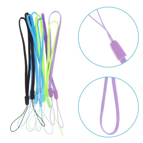 3 sztuki Kabel do telefonu komórkowego Brelok na nadgarstku Kolorowa smycz - Zdjęcie 6 z 12