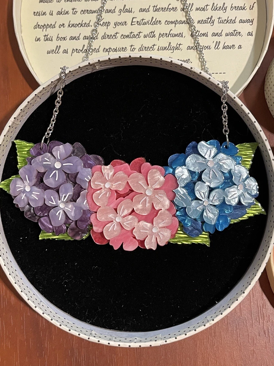 Heartfelt hydrangea hotsell brooch