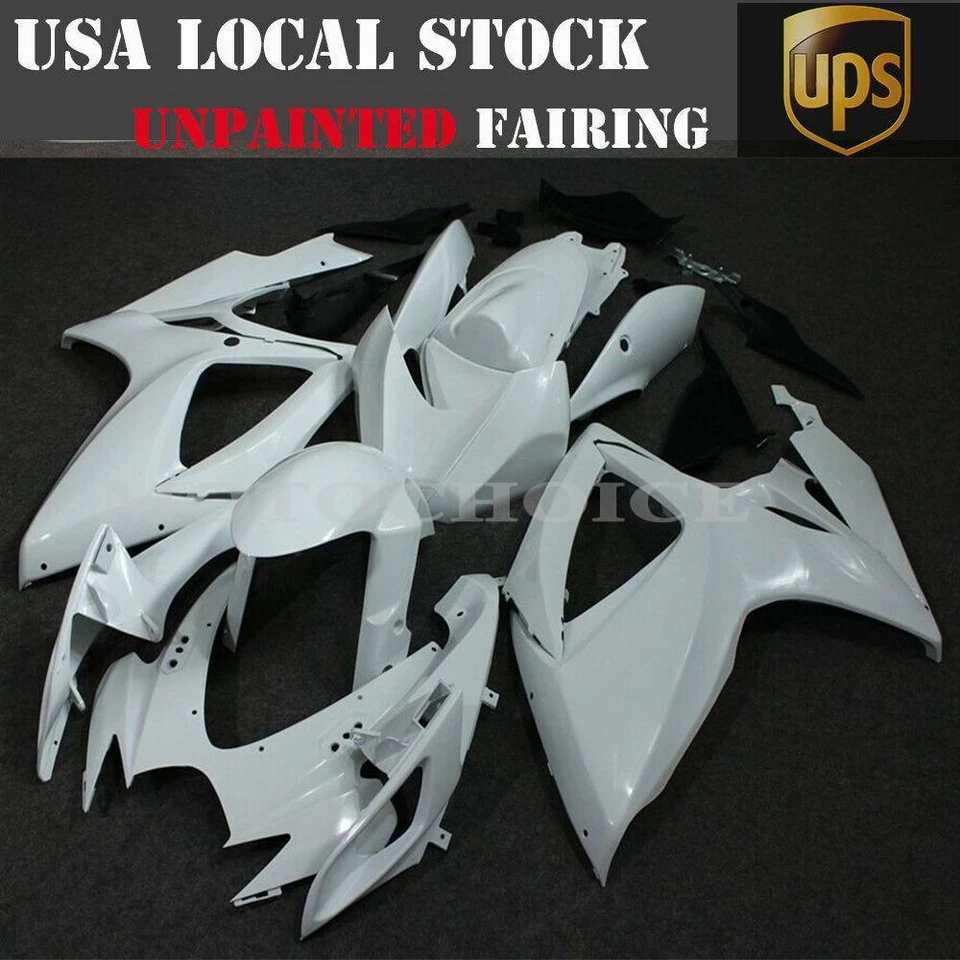 Unpainted Fairing Kit for Suzuki GSXR600 750 2006 2007 ABS Injection Bodywork US - Image 2 of 4