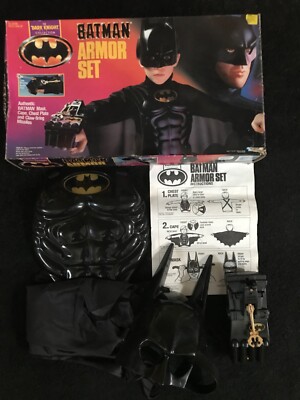 the dark knight collection kenner batman armor  open box missing you missile