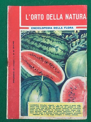 DER GARTEN DER NATUR Enzyklopädie der Flora, Suppl. Intrepido Nr.26/1962