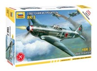 Soviet Fighter Yak-3 Zvezda 7301 1:72 New!