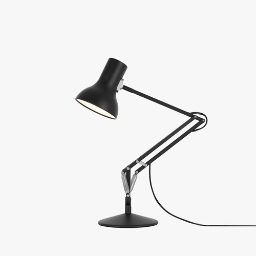 Schreibtischlampe schwarz verstellbarer Schirm Druckschalter Anglepoise Typ 75 Mini UVP 189£ - Bild 3 von 12