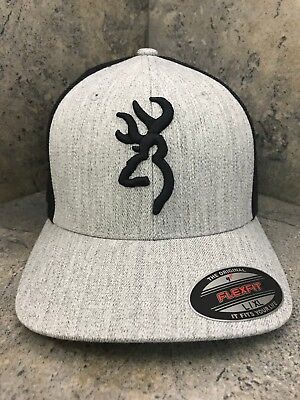 Heather Browning Branded Flex Fit Mesh Back Hat Ball Cap