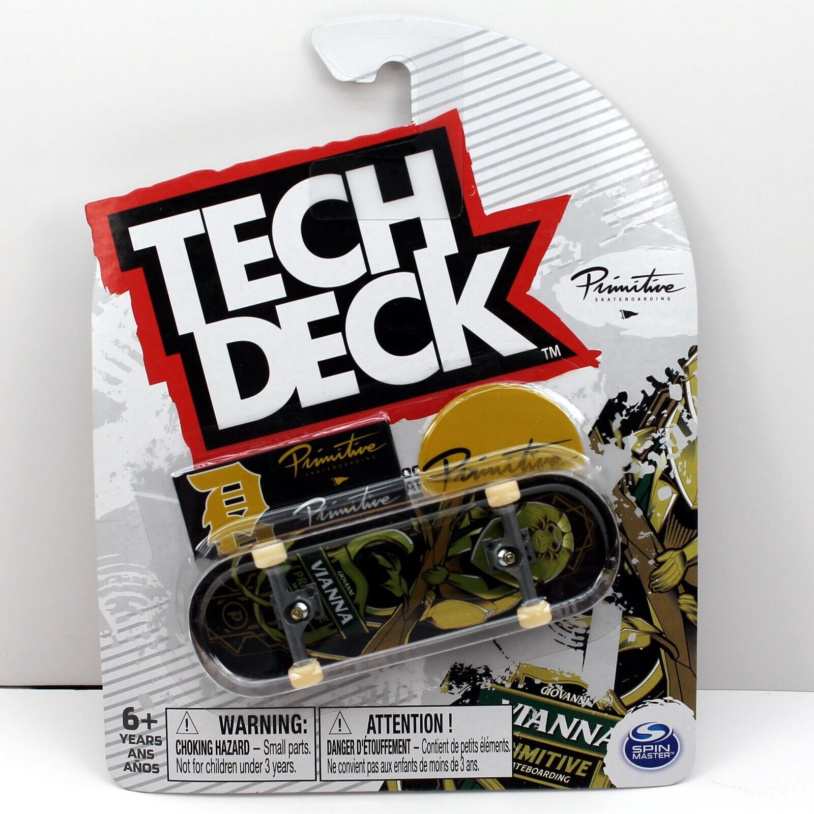 Tech Deck Primitive Skateboards Finger Board Common #20131467 Spin Master