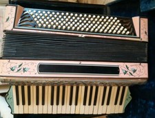 Vincenzo Ianni & Co, Philadelphia Pa Vintage Pink and Blue Accordion restoration
