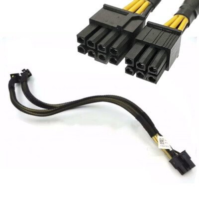 VGA GPU Power Cable Adapter 8Pin to Dual 6P fr Dell Precision