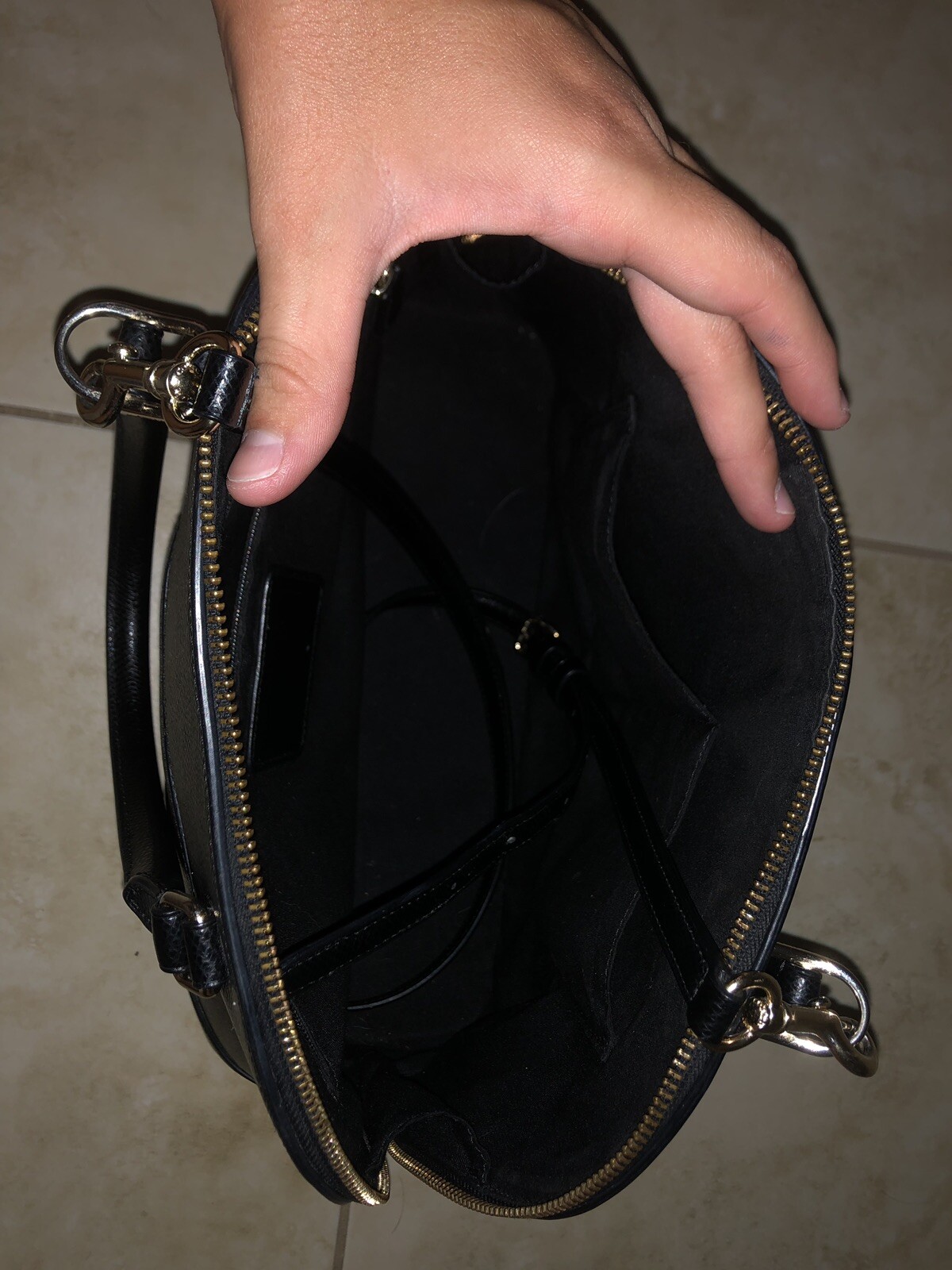 coach sierra satchel black