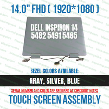 14" Gray Dell Inspiron 14 5482 FHD LCD Touch Screen Assembly Display Complete