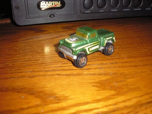 Classic 1/64 Hot Wheels 4x4 lifted off road 1956 Chevy Step Side Pickup Green - Picture 1 of 3