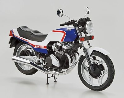 Aoshima 1/12 Honda CBX400F Pearl Blue / Pearl White from Japan