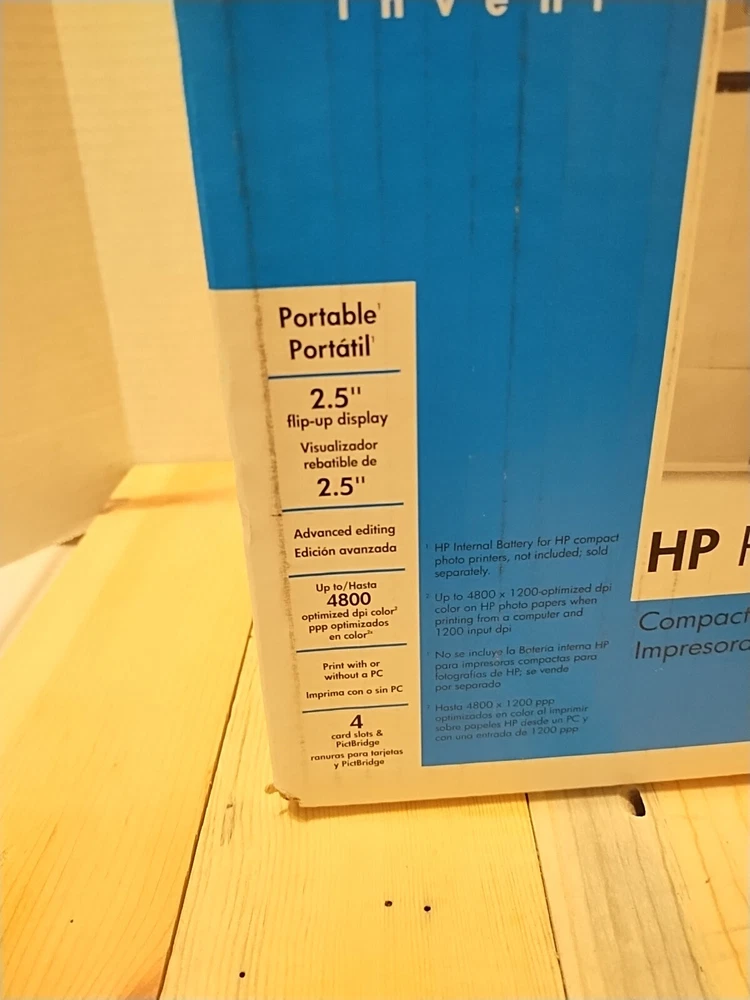 HP Photosmart 375 compact Photo Printer New