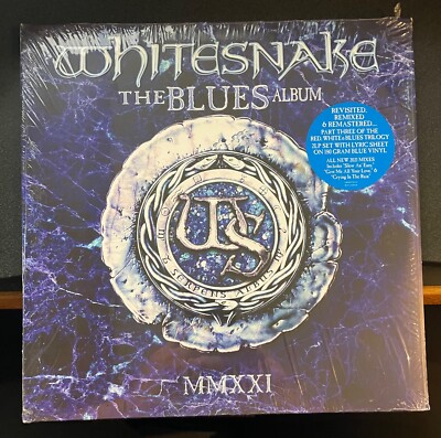 Whitesnake -The Blues Album (2021 ReMASTER) (180gm 2X Record, 2021) Blue Vinyl