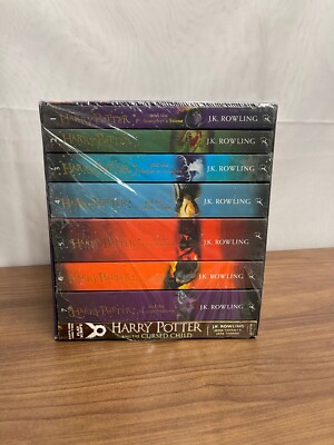 Harry Potter Complete 1-7 Paperback Box Set By J.K. Rowling With Bonus Book