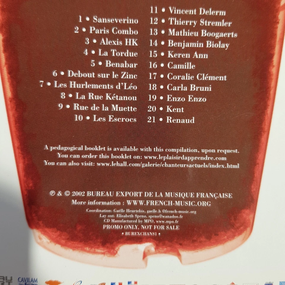 In Bloom Collection Of French Chanson Sansverino Paris Combo Alexis HK 2002 CD - Image 4 of 4