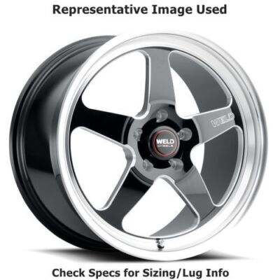 #ad #ad Weld Racing S10499021P38 Ventura 19quot;x9quot; Wheel Gloss Black Milled Diamond Lip $525.00