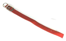 Tex-Tan Brand Heavy 1" Red Nylon 16" Dog Collar