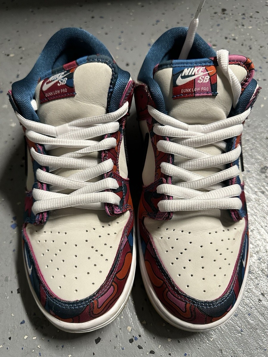 Used Nike Dunk Low Pro SB x Parra Abstract Art 2021 Size 9 Used Nike Dunk Low Pro SB x Parra Abstract Art 2021 Size 9
