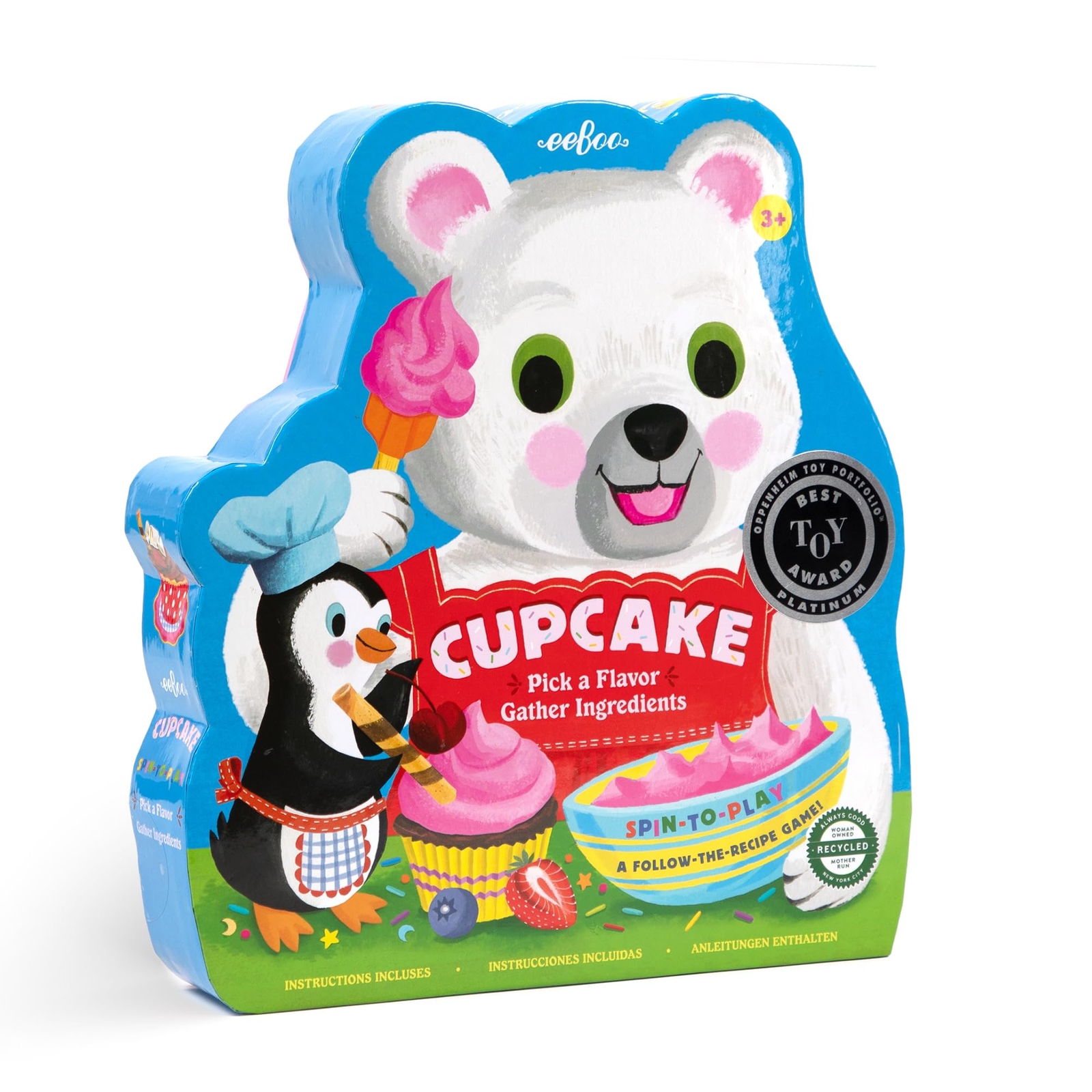 Cupcake Spinner Game - Animal & Baking Themed Fun Spin to Color Activity-image