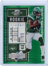2020 Panini Contenders Optic Green Pulsar Prizm Rookie #71 Denzel Mims #10/27